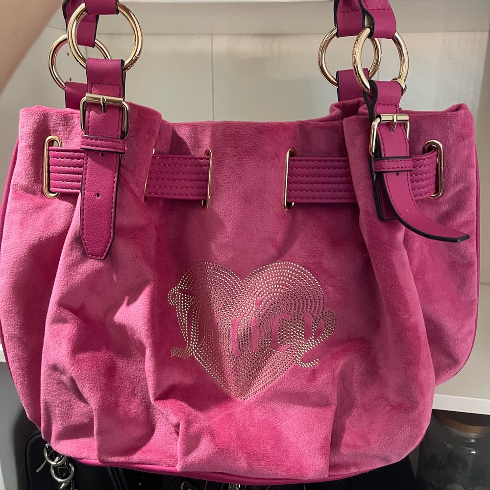 Hot Pink Juicy Couture Bucket Bag - Picture 2 of 5